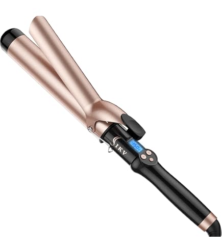 Amazon.com: IKV 1 1/4 inch Curling Iron Extra Long Barrel, Soft
